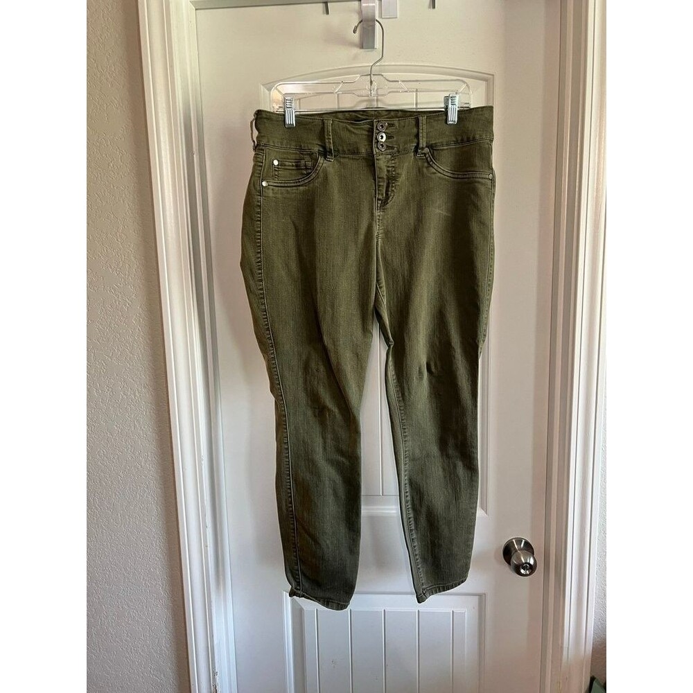 Torrid Denim Olive Green Jeans Size 14R